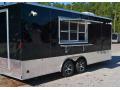 20ft Black Concession Trailer w/Electrical Package