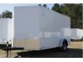12ft S/A Cargo Trailer-White with V-nose
