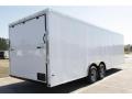 24ft T/A Car/Racing Trailer - WHITE 5200# AXLES