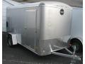 Silver Flat Front Single Axle 12ft Cargo / Enclosed Trailer