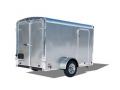 Pewter 12ft S/A Enclosed Trailer with Double Rear Doors