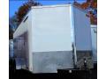 White 16ft Enclosed Cargo Trailer