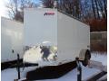 White V-nose 10ft Enclosed Cargo Trailer