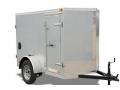 8ft S/A Double Doors Enclosed with Rounded V-nose