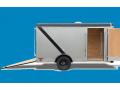 12ft S/A Enclosed Cargo Trailer Silver