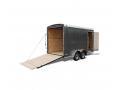 12FT TANDEM AXLE-BLACK WITH RAMP