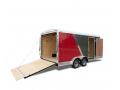 12FT RED AND CHARCOAL TWO TONE CARGO TRAILER