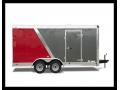 18ft TA Enclosed Cargo Trailer-Two Tone Red/Grey