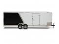 24ft  Car / Racing  Trailer - White and Black Two Toned