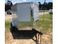 8FT SA Enclosed Cargo Trailer - WHITE