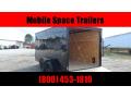 Covered Wagon Trailers 7x16 Blackout ramp door Enclosed Cargo Trailer 