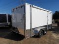 Covered Wagon Trailers 7x16 Finished AC Elec PKG ramp door Enclosed Cargo Trailer 