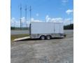  Covered Wagon Trailers 8.5x16 MCP White ramp door Enclosed Cargo Trailer