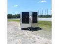 Covered Wagon Trailers 8.5x24 MCP Black Finished  ramp door Enclosed Cargo
