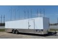 Covered Wagon Trailers 8.5x28 MCP Wh Torsion axles ramp door Enclosed Cargo