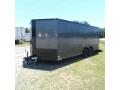 8.5x20 Charcoal Blackout Enclosed Cargo Trailer-car hau