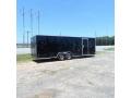 8.5x24 enclosed car hauler-black trailer built to last