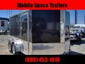 Covered Wagon Trailers 7x12 MCP Finshed InteiorBk Anodized ramp door Enclosed Cargo Trailer