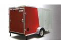 Red/Grey Two Toned 10ft Enclosed Cargo Trailer w/Ramp
