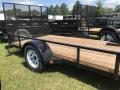 12ft Single 3500lb Axle Wood Deck Utility Trailer