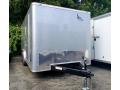 16ft Silver Flat Front Enclosed Cargo Trailer