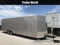  CW 28' Enclosed Car Trailer 7.5' Tall 14k GVWR
