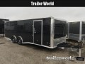  CW 24' Enclosed Car Trailer Spread Axle 10k GVWR