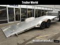  Aluma 21.5' Aluminum Tilt Bed Open Car Hauler Trailer 10k GVWR