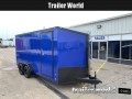 2022 CW 7' x 16' x 6.5' Vnose Enclosed Cargo Trailer BLACK OUT