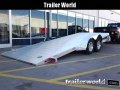  Aluma 8216 Tilt Bed Aluminum Open Car Hauler Trailer 