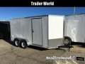 CW 7' x 14' x 6.3' Vnose Enclosed Cargo Trailer Ramp Door