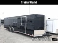  CW 28' Enclosed Car Trailer Spread Axle 14k GVWR