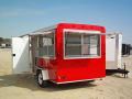 RED 10FT SA CONCESSION TRAILER
