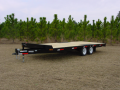 20 FT Pintle Hitch Flatbed Trailer