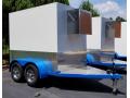 10FT Refrigerated Trailer w/Side Wind Tongue Jack