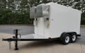 White 10ft Small Refrigerated Trailers 