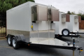 White 14FT Bumper Pull Refrigerated Trailer
