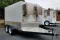 White w/Diamond Plating Refrigerated Trailers 14FT