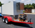 10FT White, Red & Chrome Refrigerated Trailer