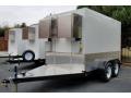 White Tandem 5200lb Axle 14ft Refrigerated Trailer