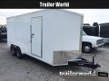  CW 7' x 18' x 7' Vnose Enclosed Cargo Trailer  10k GVWR