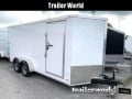 2022 CW 7' x 16' x 7' Vnose Enclosed Cargo Trailer Ramp Door
