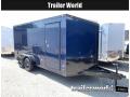 CW 7' x 16' x 6.3' Vnose Enclosed Cargo Trailer BLACK OUT
