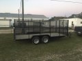 16ft TA Utility Trailer w/Extra Tall Mesh Sides
