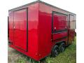 BLACK DIAMOND 8.5X18 RED CONCESSION TRAILER 