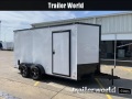  CW 7' x 14' x 7' Vnose Enclosed Cargo Trailer BLACK OUT
