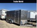 2024 Continental Cargo 7' x 14' x 6.3' Vnose Enclosed Cargo Trailer w/ D-Rings