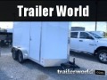 CW 6' x 12' x 6.6' Vnose Tandem Enclosed Trailer Ramp Door 