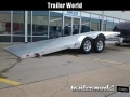  Aluma 8220 Tilt Bed Aluminum Open Car Hauler Trailer 7k GVWR 