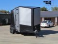 6X12 2-Tone Enclosed Cargo Trailer Tandem Axle